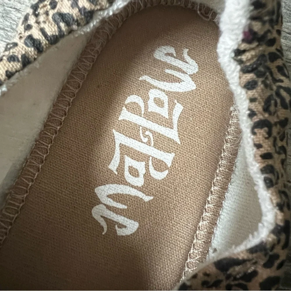 Mad Love Lennie Slip On Canvas Shoes Leopard Print Sneaker - Picture 6 of 8